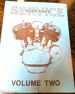 Harley Shop Dope Vol 2 Service Manual 1934-1940 VL RL DL EL Knucklehead UL - Picture 1 of 3