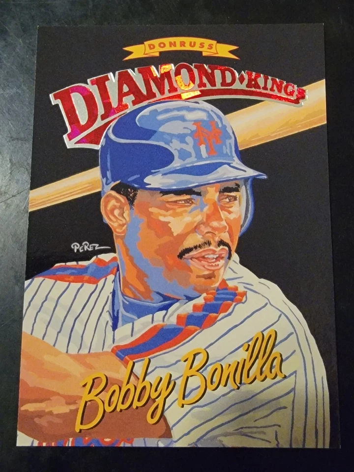 1993 Donruss Baseball Diamond Kings #DK13 Bobby Bonilla  - Image 1 of 2