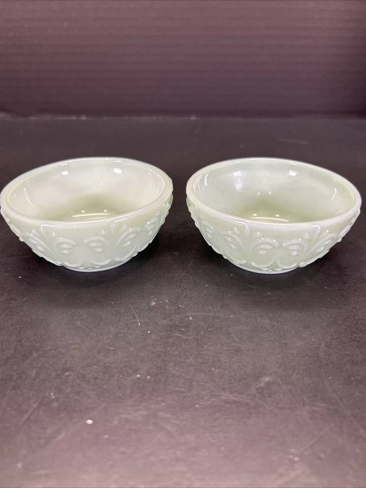 The Pioneer Woman Green Jadeite Jade Glass Condiment DIP Prep Bowls Set of 4