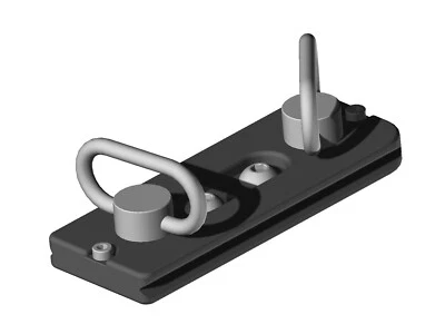 4 inch Universal Rail with 2 QD socket. Arca Swiss type 4 RRS Kirk Wimberley - Image 1 of 4