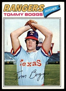 1977 TOPPS TOMMY BOGGS TEXAS RANGERS. #328