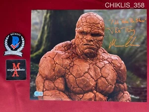 Michael Chiklis signed 11x14 photo The Fantastic Four The Thing Beckett COA - Picture 1 of 3