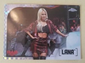TOPPS WWE CARD LANA REFRACTOR FROM 2020 TOPPS CHROME PARALLEL CARD # 39 - Photo 1 sur 2