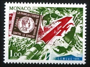 MONACO SCOTT# 972 MNH FIGHT AGAINST CANCER - Picture 1 of 1