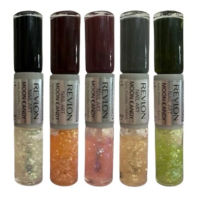Lot of 5 Revlon Moon Candy Nail Art Moon Dust Satellite Eclipse Supernova Meteor - Image 1 of 4