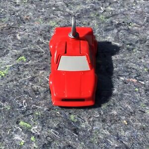 Mattel Hot Wheels 1993 DeLorean-Style Red Plastic Toy Car Doors Open Up-turn key