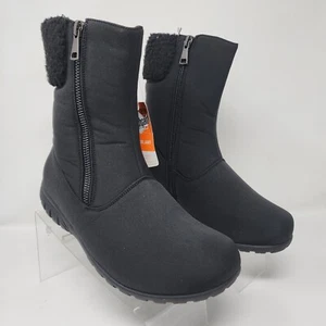 Botas de Senderismo Impermeables Propet para Mujer 8.5 Negras Cremallera Antideslizante Zapatos de Cizalla - Imagen 1 de 9