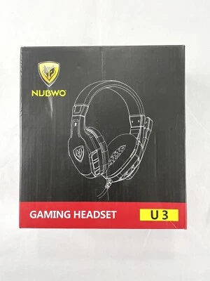 Nubwo U3 3.5mm Black Gaming Headset For PC PS Xbox Mac iPad Switch - Image 1 of 4