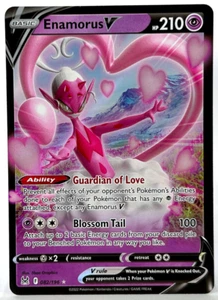 ENAMORUS V Rare Holo Sword Shield Lost Origin 82/196 Pokemon - Picture 1 of 2