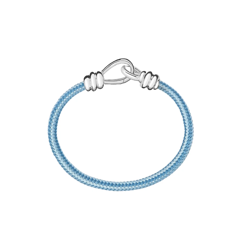 Bracciale dodo  arrowup  SKU: DBC2001_KNOT0_  nodo in corda azzurr  -15% listino - Immagine 1 di 1