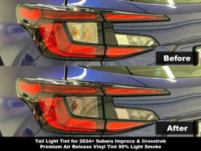 Crux Moto Light Smoke 50% Tail Light Tint for 24+ Subaru Impreza & Crosstrek - Image 1 of 4