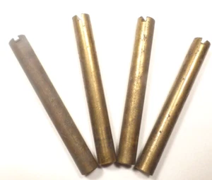 vintage ZENITH: SET 4 DADI 2" A FESSURA COLOR ORO PER CONTENERE CONTENITORE "ALVEARE" - Foto 1 di 1