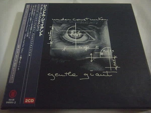 GENTLE GIANT-Under Construction JAPAN 1st.Press w/OBI 2CD Genesis King Crimson - Picture 1 of 12
