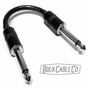 Marshall Channel Jumper Cable - George L's - Short Black Ends - JMP JTM Plexi - Picture 1 of 9