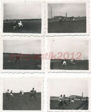 6xFoto, Art.Reg. in Italien, in Nettuno, beim Fußball spielen, 1943; 5026-382