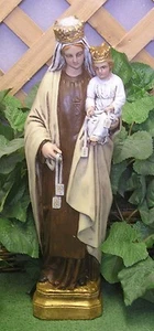 8018 Dame vom Berg Karmel Maria Jesus Latex Fiberglas Herstellung Form Beton - Bild 1 von 4