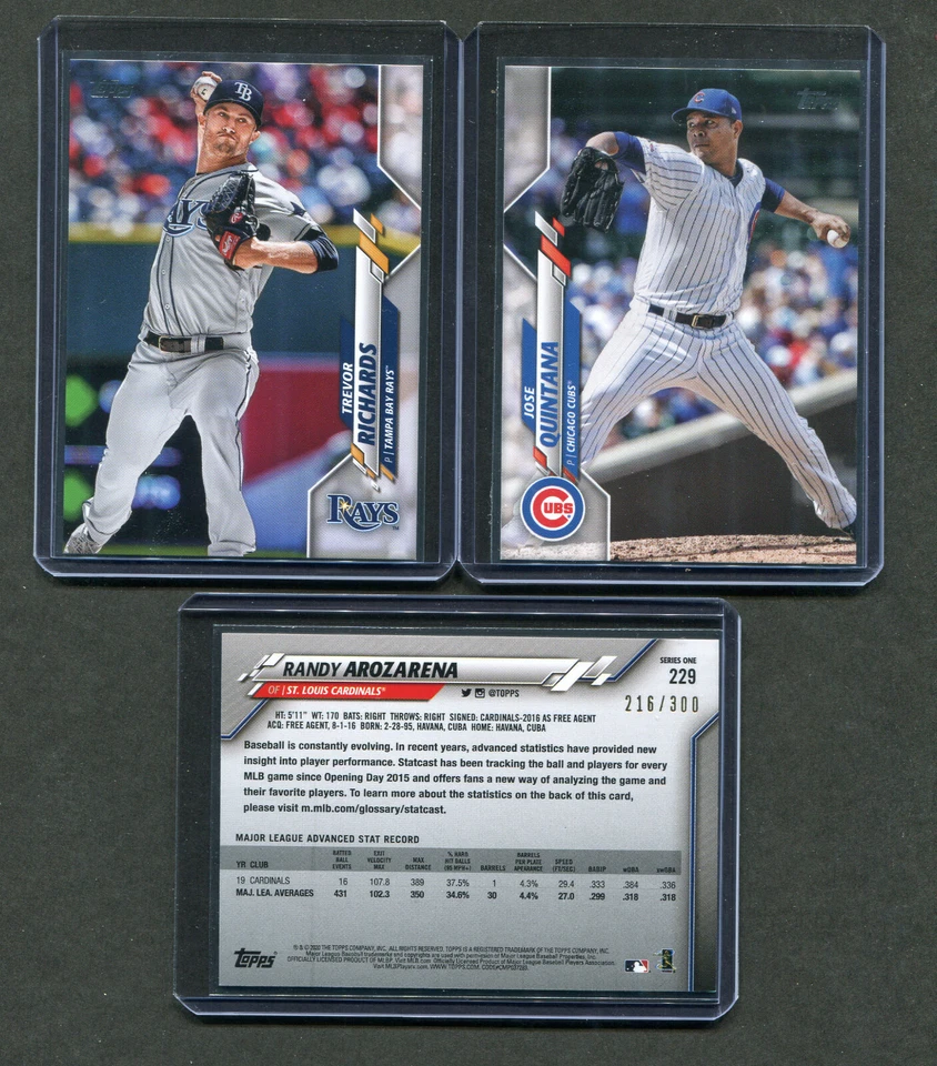 2020 Topps Series 1 Advanced Stat Parallel /300 You PIck - Image 1 of 1