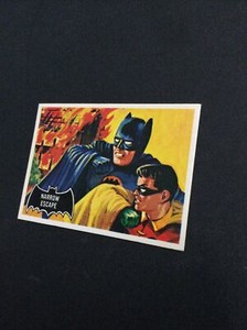 1989 Topps Batman Deluxe Reissue Edition Narrow Escape #21 Black Bat