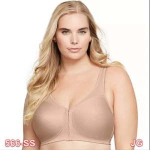 Plus Size Glamorise Full-Figure MagicLift Front Close Posture Back Support 44DDD - Picture 1 of 10