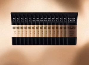 NUOVO FONDOTINTA PELLE VELLUTO OPACO MAKE UP FOR EVER FULL SIZE SCEGLI LA TUA TONALITÀ - Foto 1 di 1