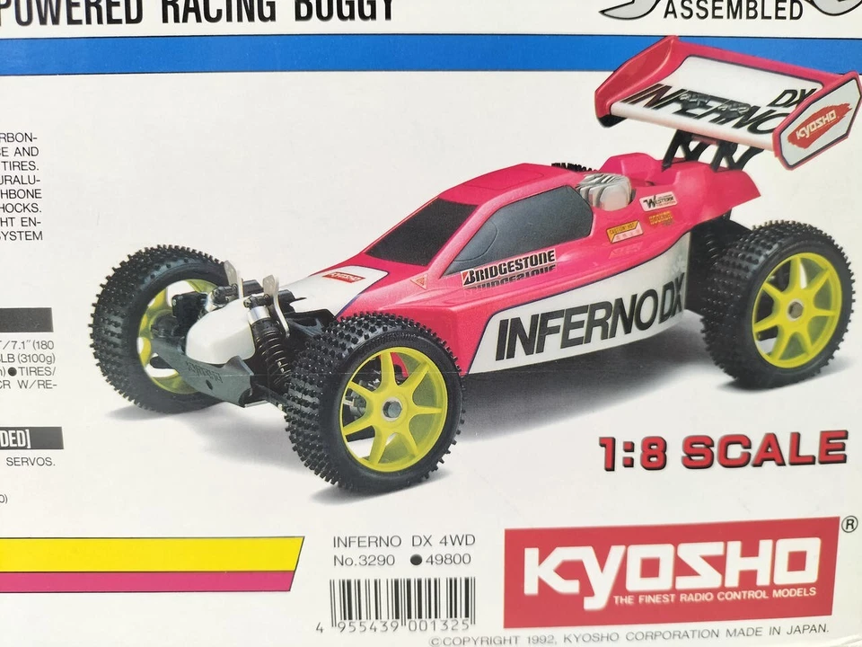 Operation not confirmed Kyosho Model 1/8 Inferno DX4WD Radio Control 21 F/S JP - Image 1 of 4