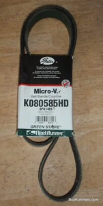 Serpentine Belt-Fleetrunner Heavy Duty Micro-V Belt Gates K080585HD - FAST SHIP! - Picture 1 of 2