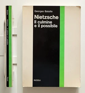 Georges Bataille Nietzsche Der Höhepunkt und das Mögliche 1970 Rizzoli Sehr gut - Bild 1 von 3