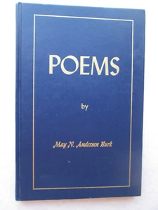 POEMS by May N. Andersen Burk 1969 HARDCOVER - Picture 1 of 4