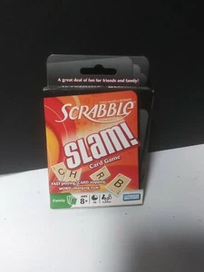 SCRABBLE SLAM CARD GAME Crossword Family Fun Words Fast-Paced Travel Hasbro NEW - Picture 1 of 2