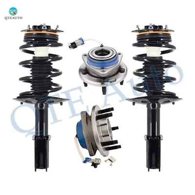 Juego de 4 cojinetes de cubo de rueda delantera - puntal completo rápido para Pontiac Aztek 2001-2005 Foto 1 de 4