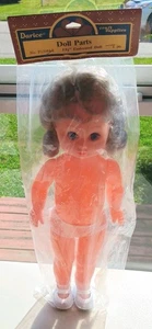 Vintage Darice #P12084-5 ~ 13,5 Zoll unbekleidet Kunststoffpuppe ~ graue Haare blaue Augen neu aus altem Lagerbestand - Bild 1 von 8
