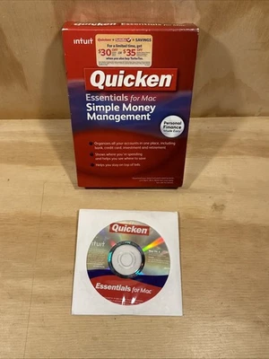 Quicken Essentials 2010 Intuit's Personal Finance Software for Mac Disc Only - Image 1 of 4