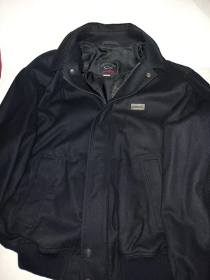 Chaqueta de bombardero Paul Shark Yachting para hombre abrigo mediano azul marino mezcla de lana Foto 1 de 4