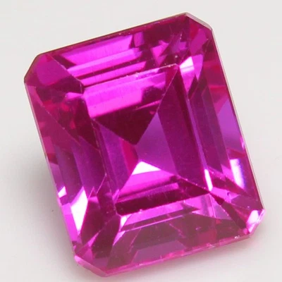 Natural 11.90 Ct Certified UTAH Red Beryl Bixbite 13x11 MM Emerald Unheated Gems - Image 1 of 4