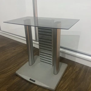 Alphason Glass & Metal TV Stand -  TV Stand Media Unit - Picture 1 of 10