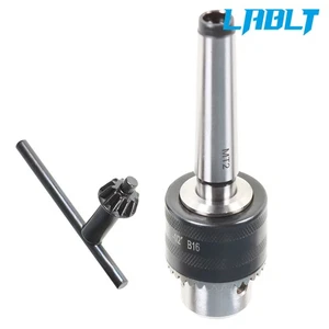 LABLT METAL LATHE TAIL STOCK DRILL CHUCK TOOL WITH MT2 MORSE TAPER ARBOR MT2 - Picture 1 of 12