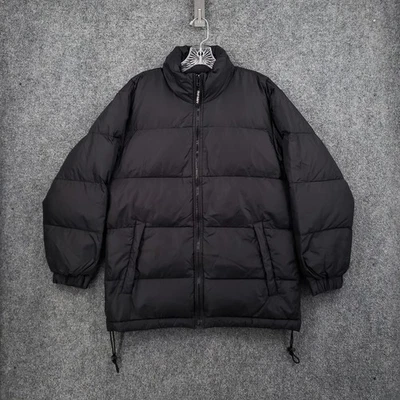 Old Navy Jacket Mens S Small Black Full Zip Down Puffer Lined Packable Outdoor - Image 1 of 4