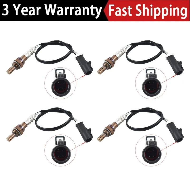 4xUpper+Lower Oxygen Sensor For Ford E-150 E-250 4.6L 5.4L F-250 F-350 5.4L 6.8L - Image 1 of 4
