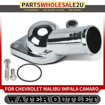 15° Water Outlet Thermostat Housing for Chevrolet Impala Camaro Malibu Caprice Foto 1 de 4