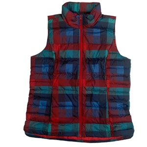 Lands End Kids Youth Size L 14-16 Quilted Puffer Full Zip Jacket Vest - Picture 1 of 14