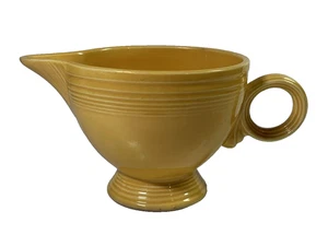 Homer Laughlin Fiesta Amarillo Anillo Mango Crema De Colección Original Fiestaware 6" - Imagen 1 de 11