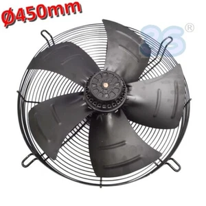 Ventilatore assiale aspirante Ø 450 mm 230 W 220 v con motore e griglia - Imagen 1 de 4