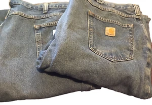 Carhartt 381-83 Men's Relaxed Fit Jeans 44 x 30 - Set of 2 (A) - Picture 1 of 16