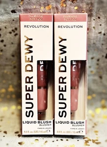 Makeup Revolution~Super Dewy Liquid Blush in Flushing for You~0.5oz/15ml ea~NIB - Picture 1 of 1