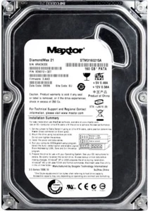 Disque Dur Maxtor Diamondmax 21 160GB 7200U/Min 2MB Ata STM3160215A 3.5'' Pouce - Photo 1/3