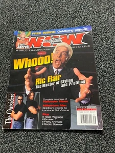 WCW Magazine Issue  56  RIC FLAIR Jeff Jarrett w GOLDBERG pop up wwe wwf - Picture 1 of 3
