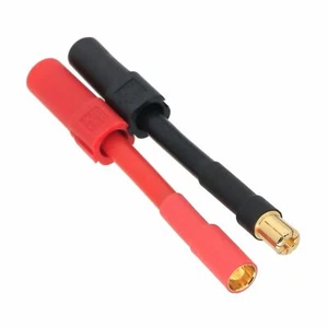 HXT 6.5mm Female Jack to HXT150 Male Plug cable 10AWG 5CM wire For RC Airsoft - Picture 1 of 4
