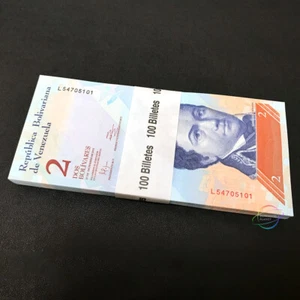 VENEZUELA 2 BOLÍVARES X 100 PIEZAS 2012 P-88 Paquete UNC Sin Circular - Imagen 1 de 3