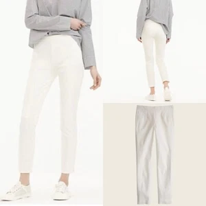 Pantalón Martie J.CREW Talla 4 en algodón bielástico estilo marfil B8521 - Imagen 1 de 8