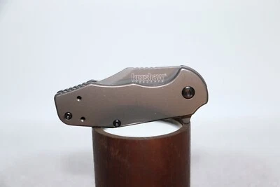 Cuchillo plegable Kershaw 3560 Ember Titanium Assist abierto aleta carpeta de bolsillo Foto 1 de 4